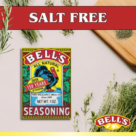 Seasoned roasted chicken with Bell's salt-free blend