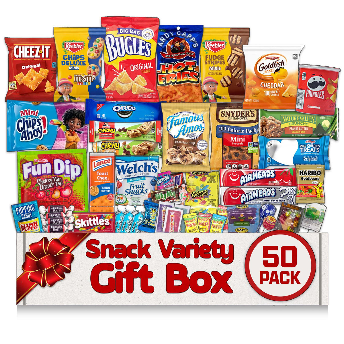 Belmint Snack Box 50-count Easter ready pack for seasonal care packages