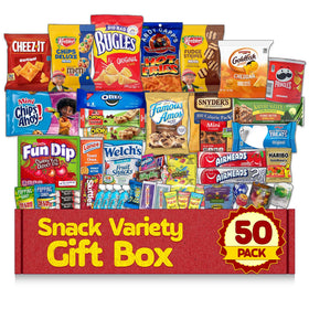 Belmint Snack Box 50-count office snacks for quick workplace breaks