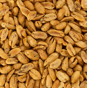 Belmont Peanuts Black Truffle Virginia Peanuts bag ready for sharing
