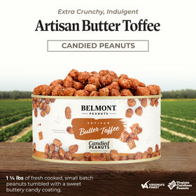 Belmont Peanuts four-ingredient label highlights simple recipe