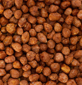 Four-ingredient butter toffee peanuts emphasizing simple recipe and authentic flavor.