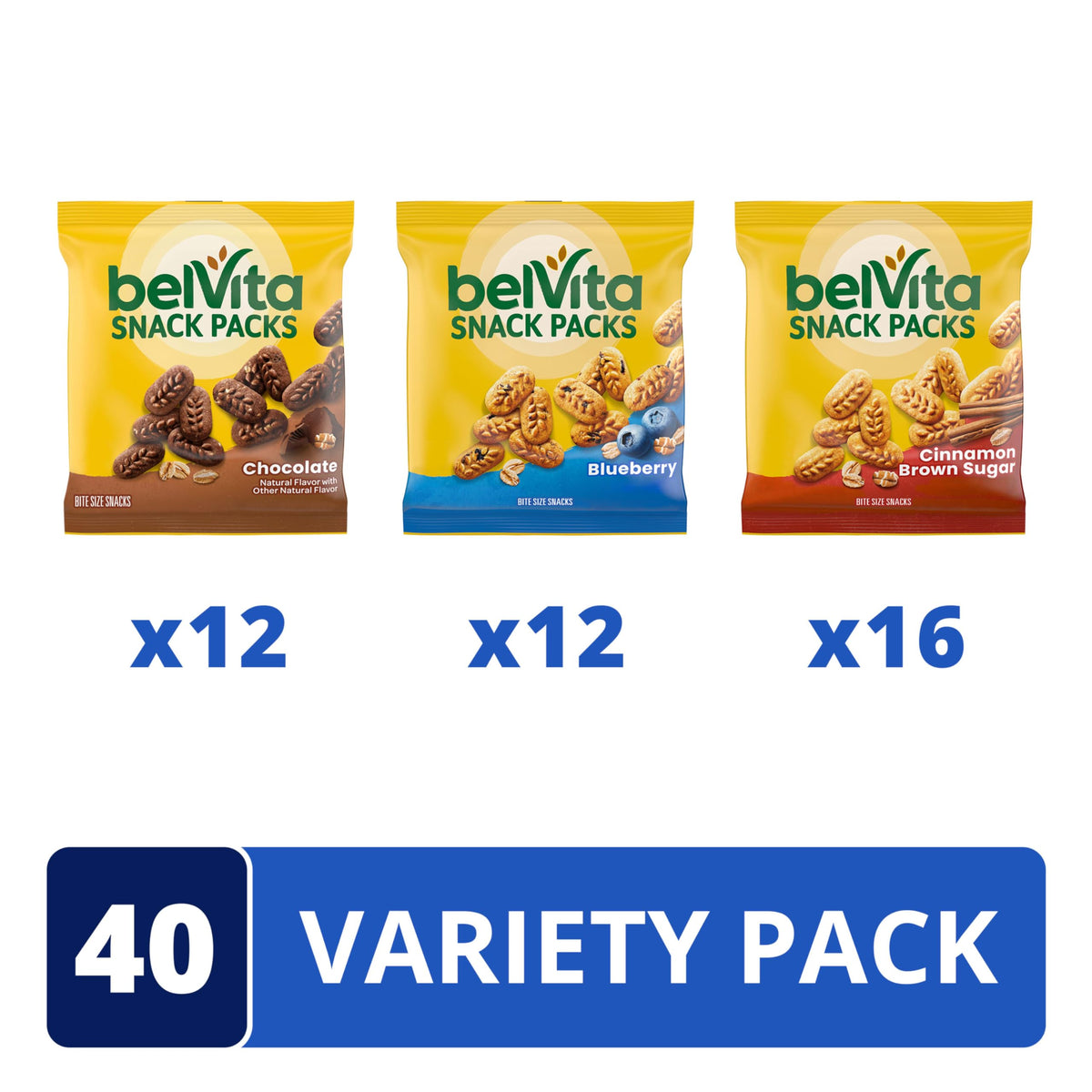 Belvita Bites Crunchy Texture Closeup shows bite-sized snack perfect for morning routines.
