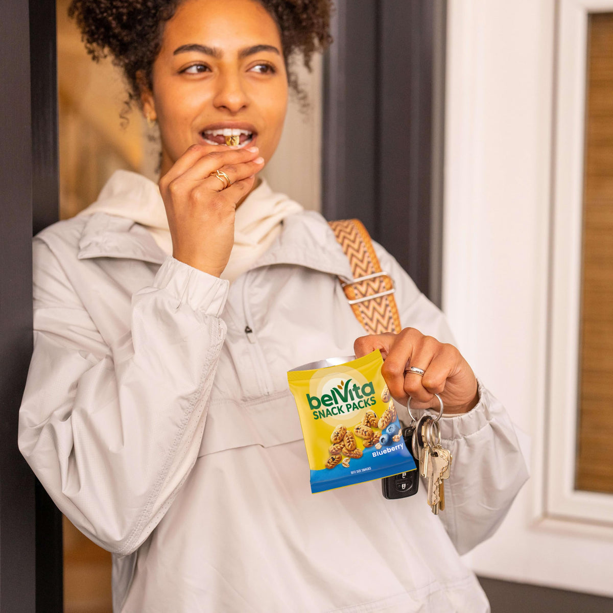 Belvita Bites On-the-Go Snacks ready for travel and busy mornings.