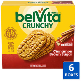 Belvita Breakfast Biscuits on desk ready for quick office snack