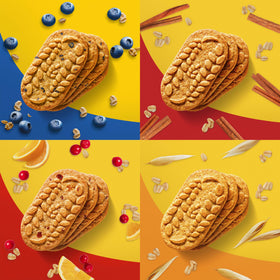 Belvita Variety Pack box image showing six boxes and four biscuits per pack.