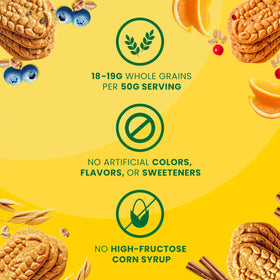 Belvita Close-up of wholesome grains in Belvita biscuits.