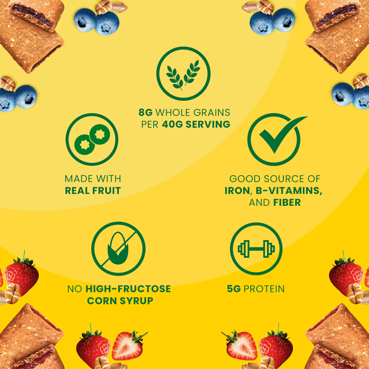 Belvita Fruit Bakes whole grain texture close-up