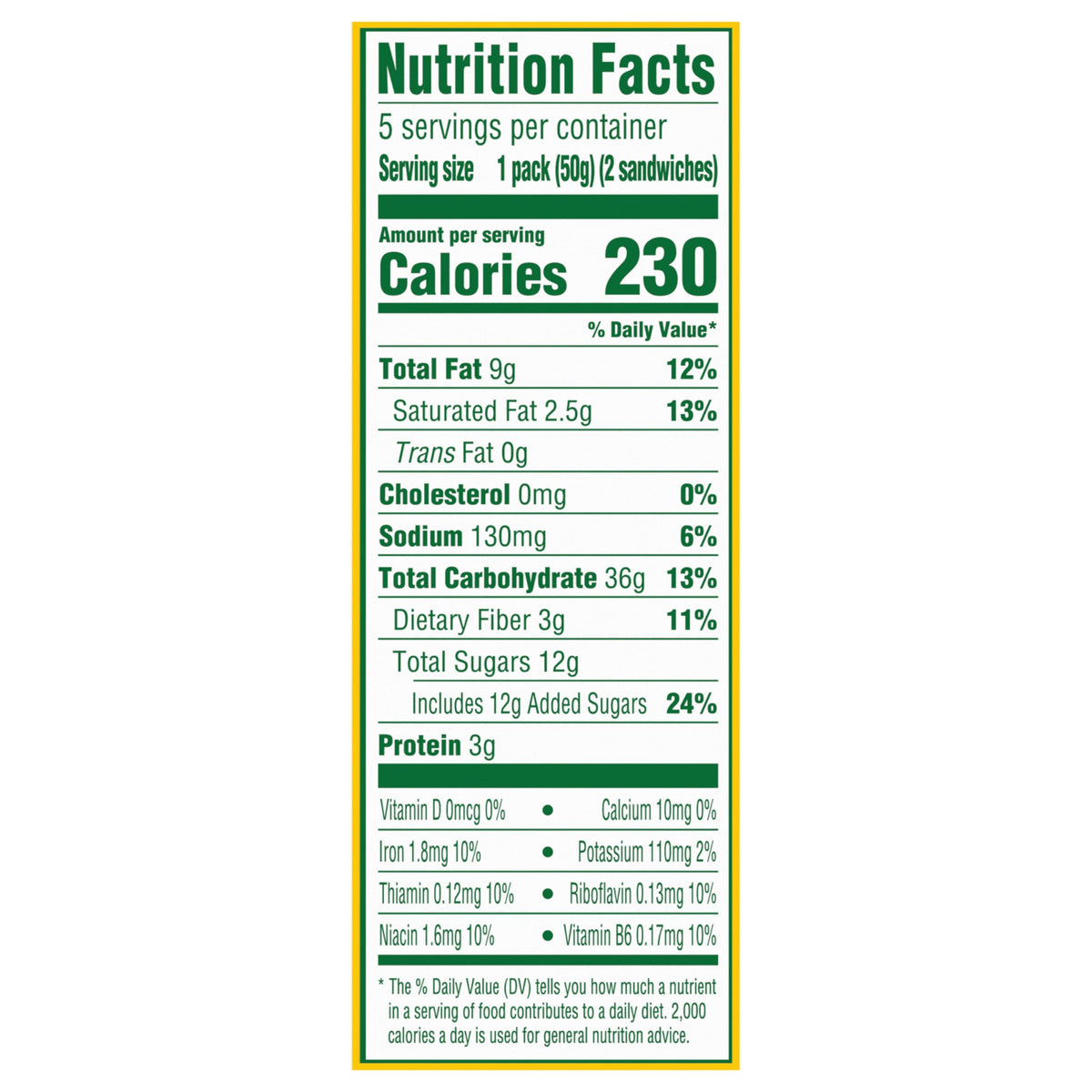 Belvita no artificial colors or HFCS feature highlighted on packaging.