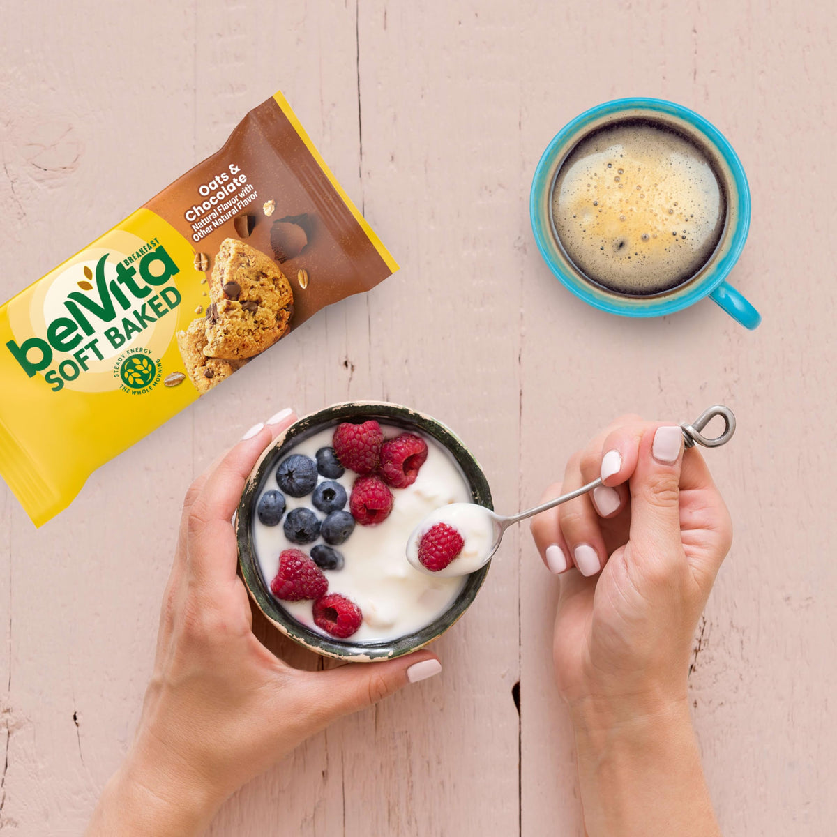On-the-go Belvita single-pack ideal for busy mornings