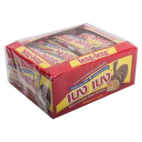 BENG Beng Wafer 25g pack display emphasizes convenient 12-pack sharing.