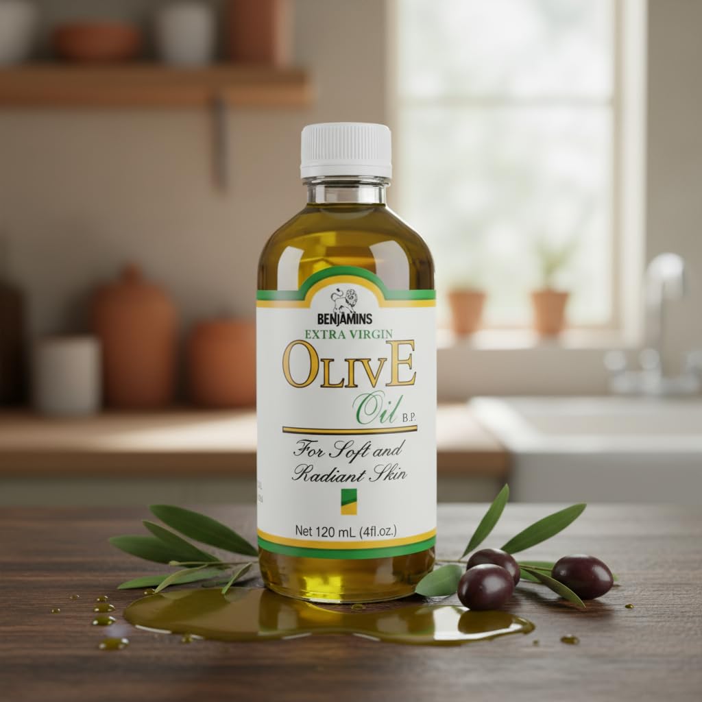 Benjamins EVOO 4oz bottle gift-ready packaging.