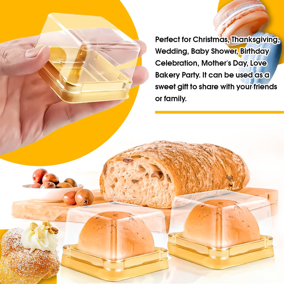 BenRan sealed lid-slot design keeps desserts clean and secure.