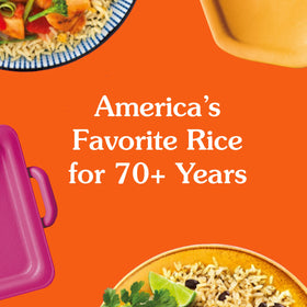 BEN'S ORIGINAL enriched white rice nutrition panel and usage ideas.