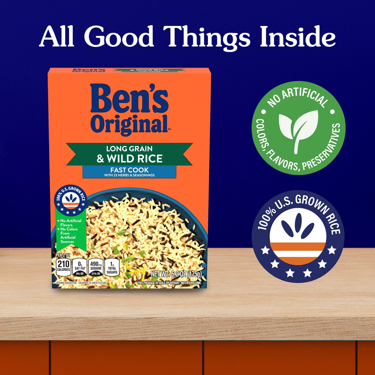 BEN'S ORIGINAL fast-cook 10-minute rice for busy weeknights