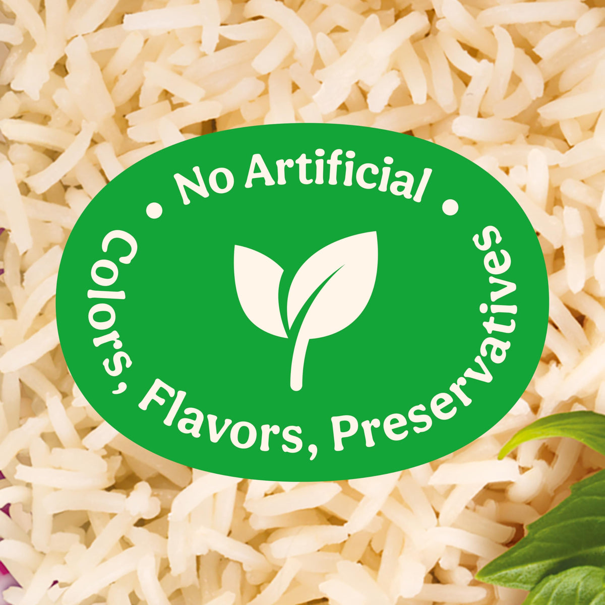 Close-up of BEN'S ORIGINAL Jasmine Rice grains highlighting authentic long-grain texture.