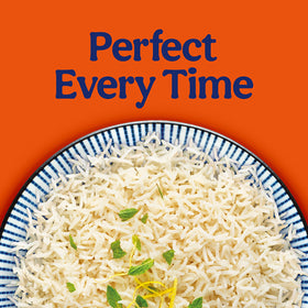BEN'S ORIGINAL Ready Rice Basmati pouch heated in 90 seconds for busy weeknights