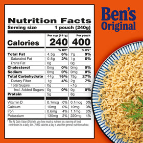 BEN'S ORIGINAL Ready Rice Brown Basmati nutty flavor ready to enjoy