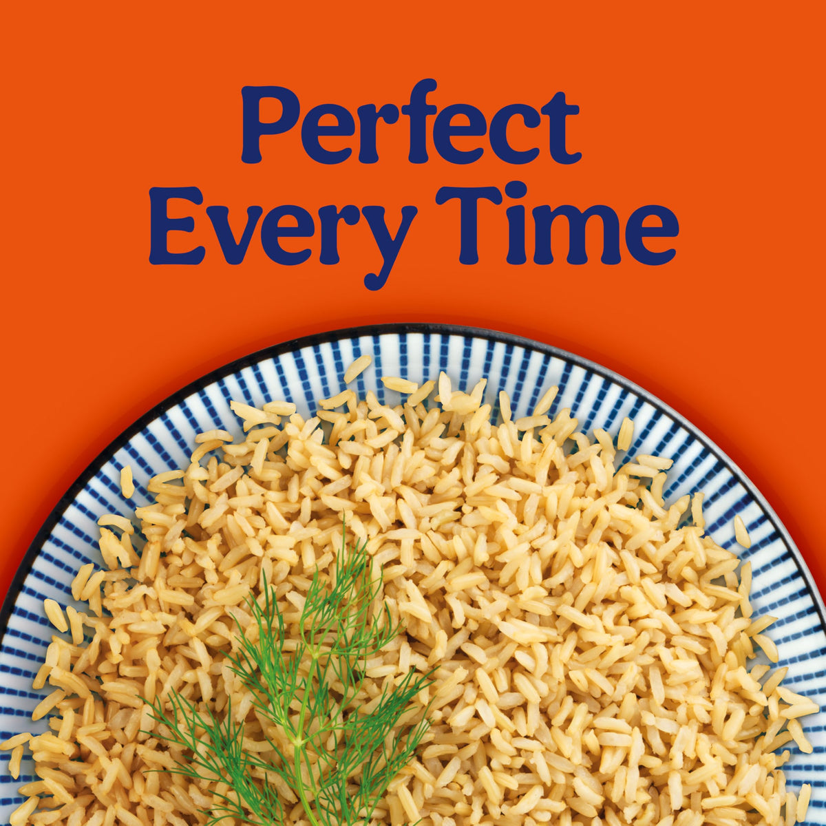 BEN'S ORIGINAL Ready Rice Brown Basmati pouch closeup for microwaving