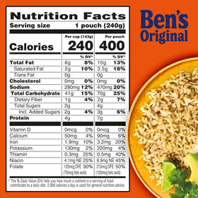 Vegetarian-friendly Ready Rice with no artificial flavors