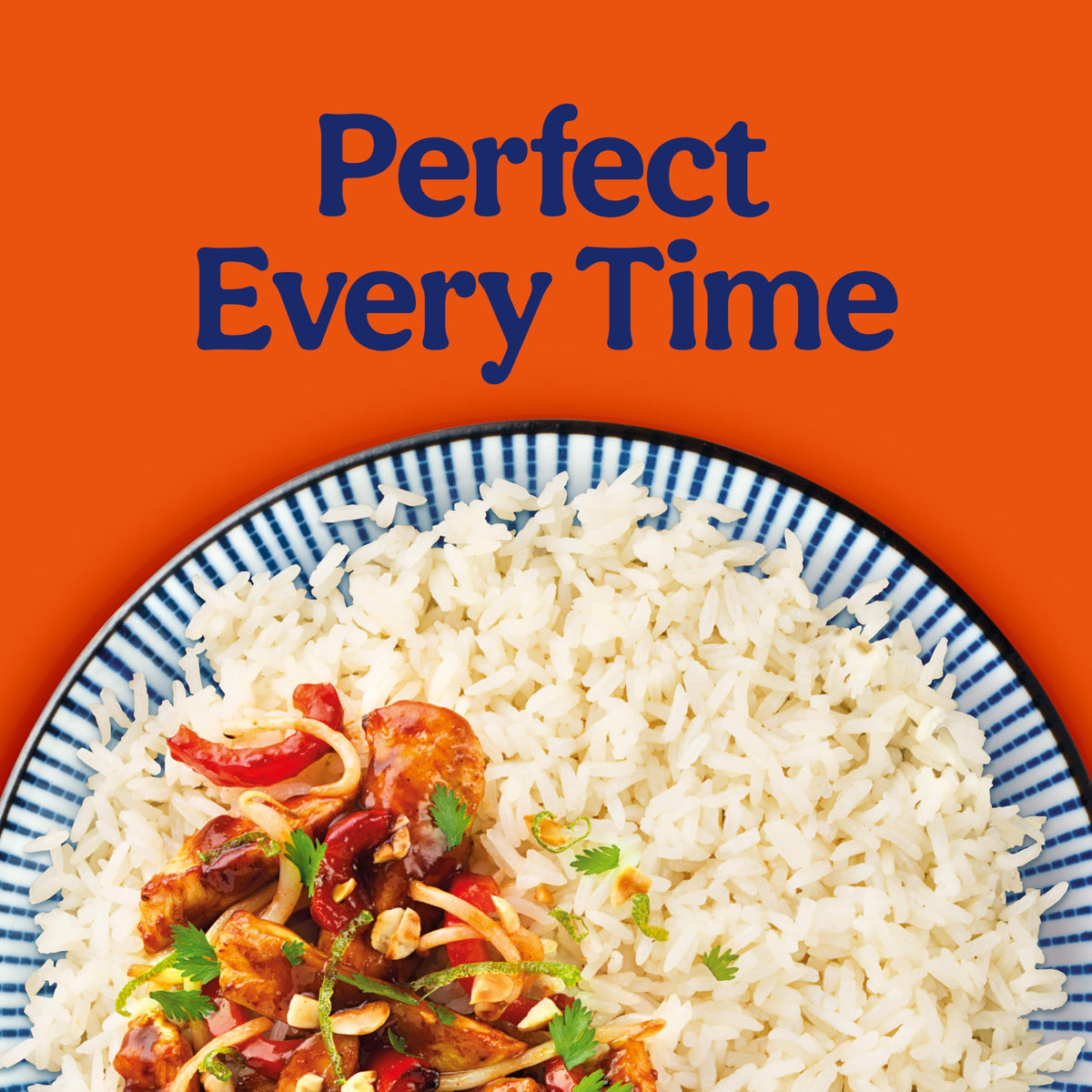 Pourable pouch of BEN'S ORIGINAL Ready Rice Coconut Jasmine for easy dinners.