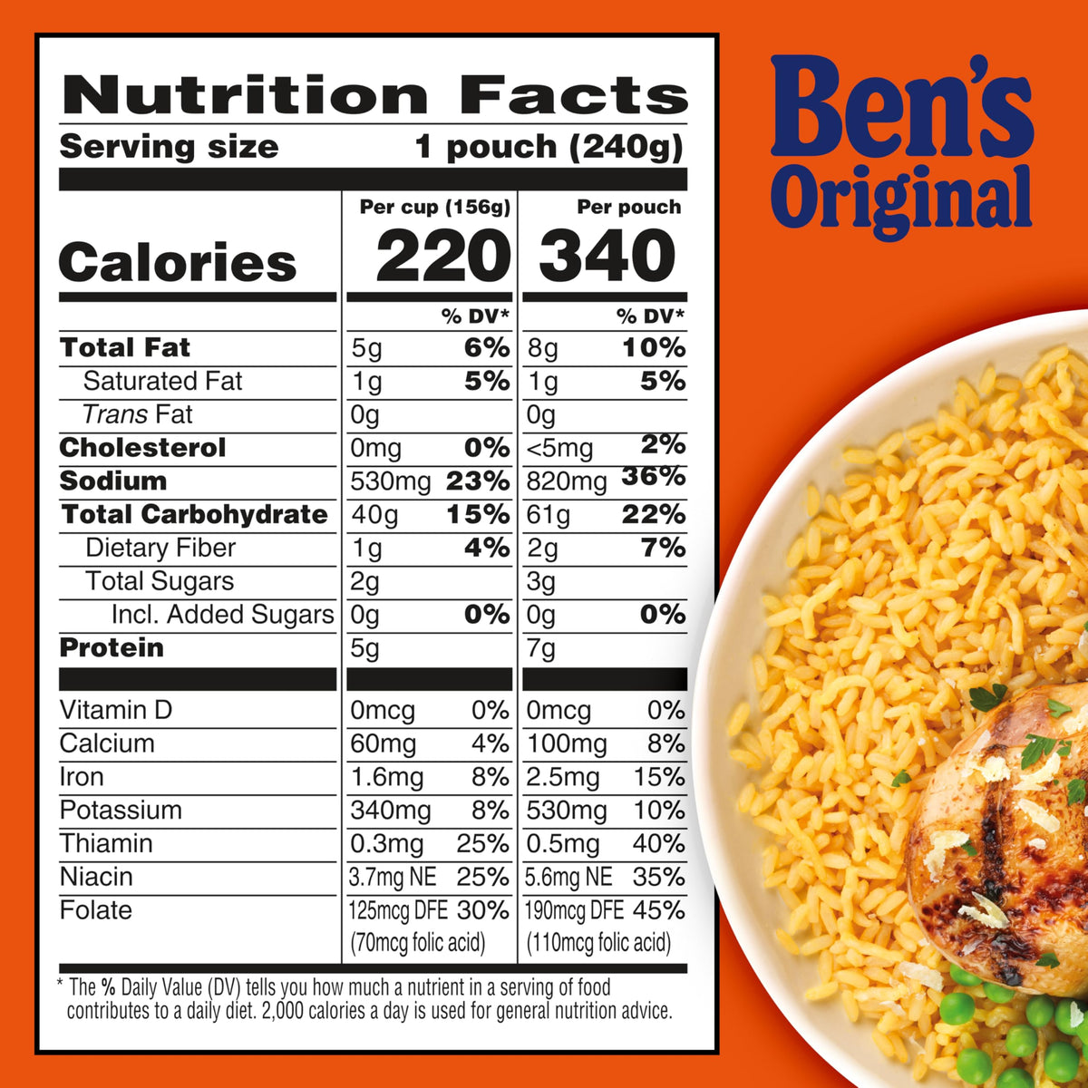 Vegetarian-friendly BEN'S ORIGINAL Ready Rice Creamy Four Cheese label visible.