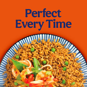 Ben's Original microwavable fried rice with peas and carrots, ready in 90 seconds