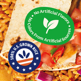 BEN'S ORIGINAL parboiled long-grain texture stays separate for an appealing plate.