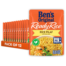 BEN'S ORIGINAL Ready Rice Rice Pilaf pack shot for a quick savory side