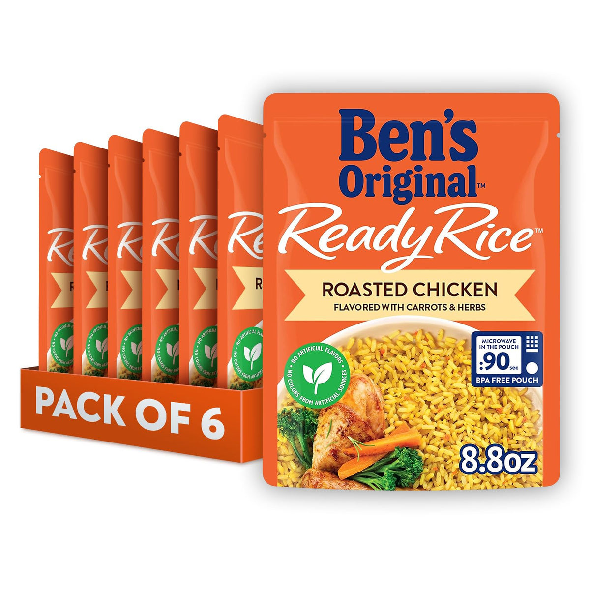 Ben's Original Ready Rice Roasted Chicken pouch for quick weeknight sides