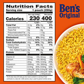 Six-pack display of Ben's Original Ready Rice Roasted Chicken