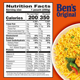 BEN'S ORIGINAL Ready Rice stovetop heat option.