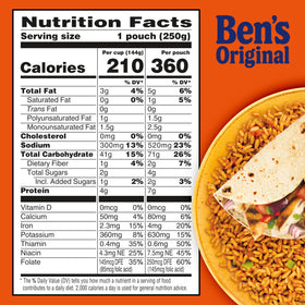 BEN'S ORIGINAL Ready Rice with tomatoes and peppers adds color to any plate.
