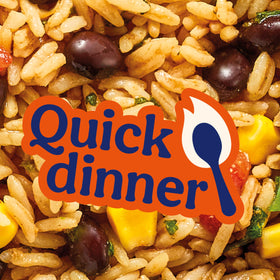 BEN'S ORIGINAL Street Food burrito bowl poblano peppers in a vibrant mix.