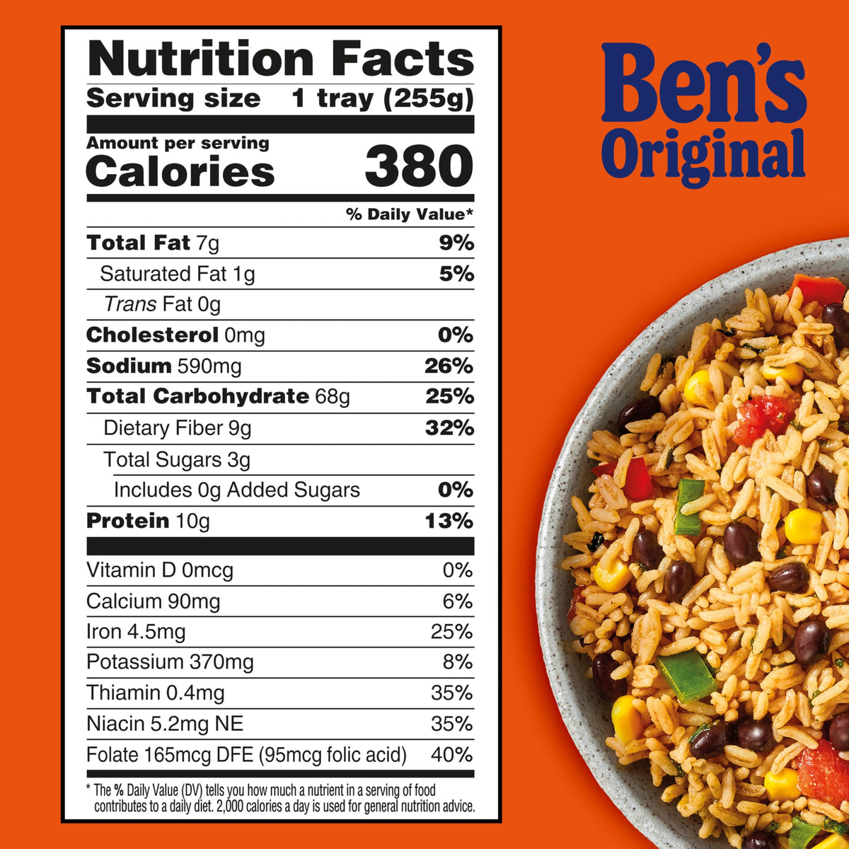 BEN'S ORIGINAL Street Food burrito bowl serving idea at office desk.