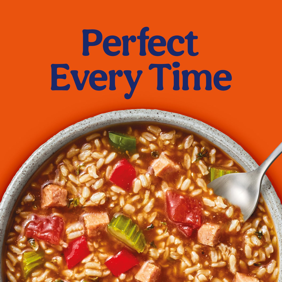 BEN'S ORIGINAL Gumbo bowl heats in 90 seconds, ideal for quick lunches