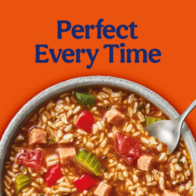 BEN'S ORIGINAL Gumbo bowl heats in 90 seconds, ideal for quick lunches