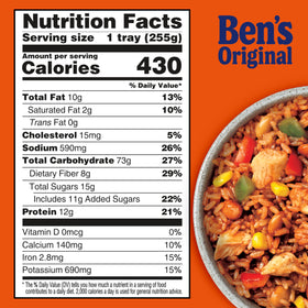 Serve-ready BEN'S ORIGINAL Street Food bowl ready to eat