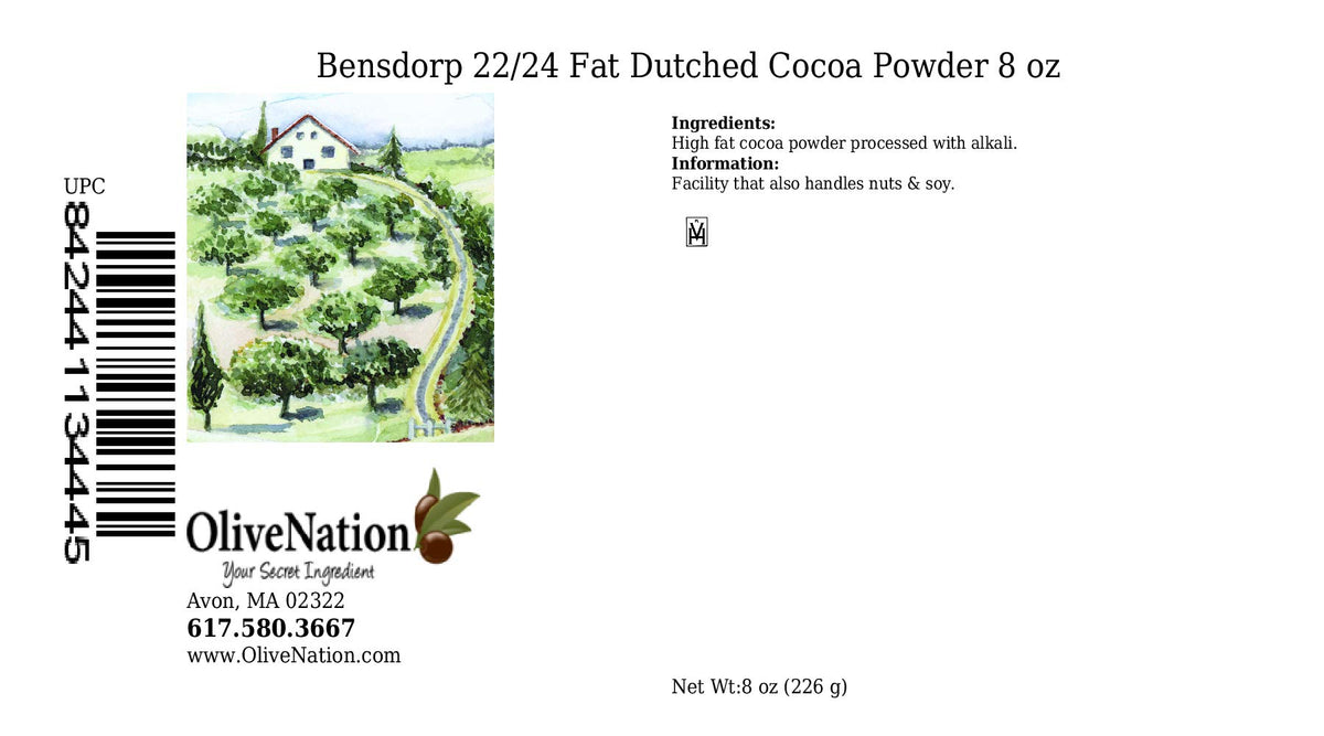 Bensdorp Dutch-process cocoa powder color depth ideal for brownies and hot chocolate.