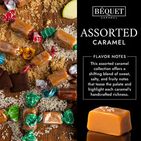 Bequet assorted caramels Classic Vanilla kiss reveals creamy sweetness and classic profile.