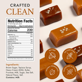 Bequet Butterscotch caramels with rich, creamy notes for comforting treats.