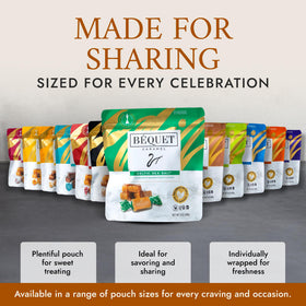 Gift-ready Béquet caramels in a stylish gift pack for celebrations.