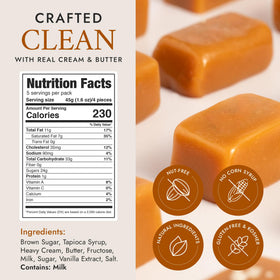 Bequet Classic Caramels gluten-free and Kosher, catering to dietary needs without sacrificing flavor