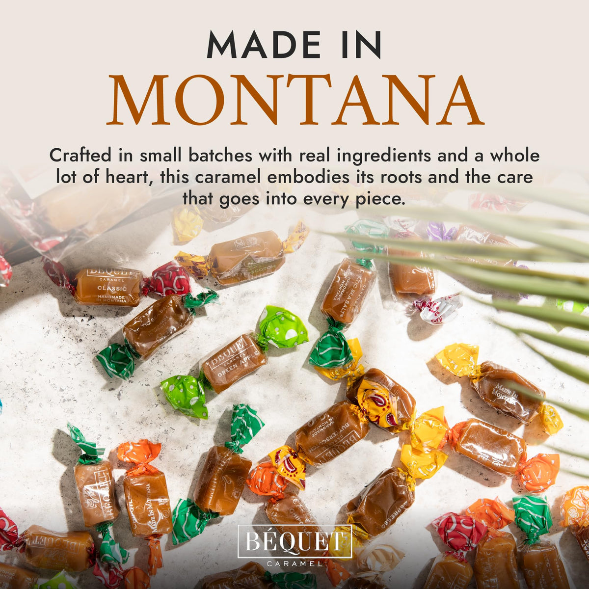 Bequet Individually Wrapped caramels stay fresh and convenient for sharing.