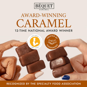 Bequet kosher Star-D and gluten-free seal signals trusted dietary options.