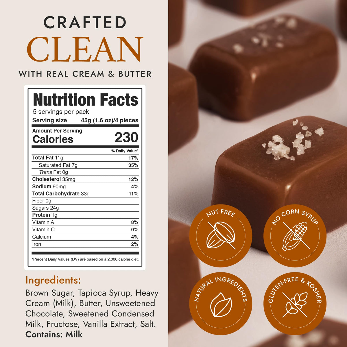 Bequet resealable pouch shot highlights easy storage and shareable indulgence.