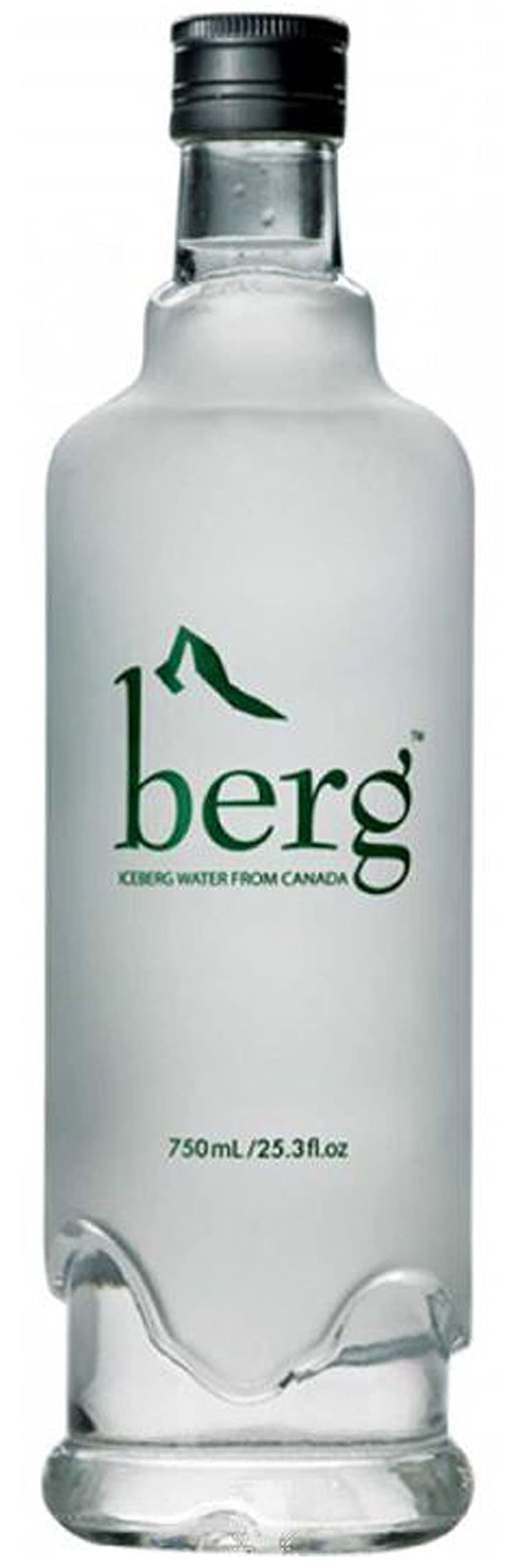 Berg Water iceberg bottle view highlights pure hydration from ancient ice.