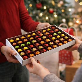 Bergen Marzipan mango-shaped marzipan evokes tropical vibes for snacking.