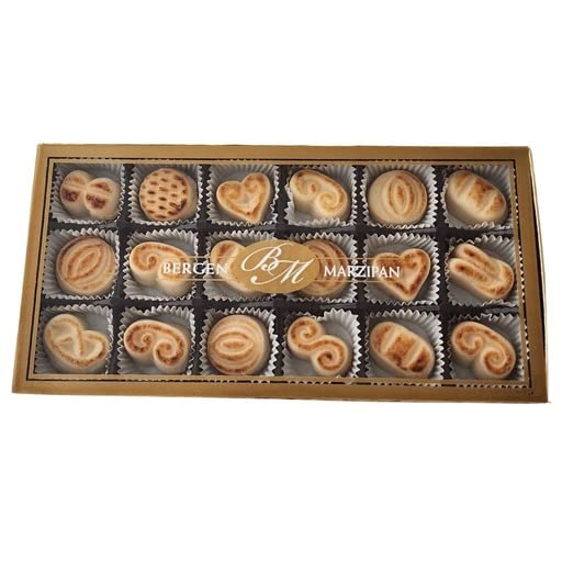 Bergen Marzipan Toasted Marzipan packaging presents a premium almond snack for gifting or daily indulgence.