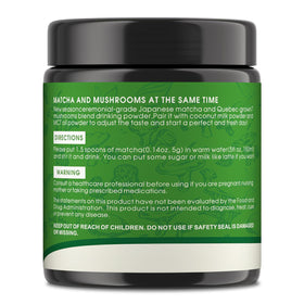 Close-up of the seven-mushroom blend in BeriWell mix.